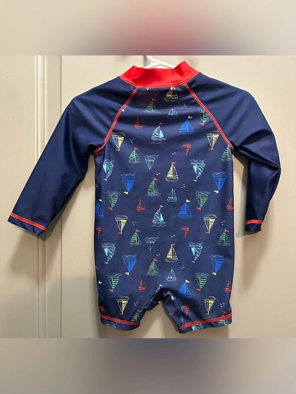 Little Lad size 12 Months One-Piece Rash Guard EUC